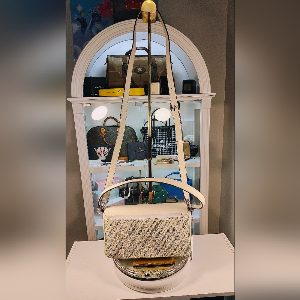 KARL LAGERFELD Tweed Crossbody - Picture 13 of 16